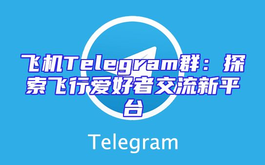飞机Telegram群：探索飞行爱好者交流新平台
