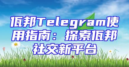 佤邦Telegram使用指南：探索佤邦社交新平台