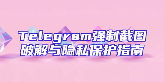 Telegram强制截图破解与隐私保护指南