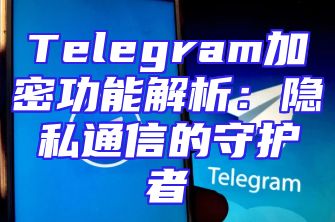 Telegram加密功能解析：隐私通信的守护者