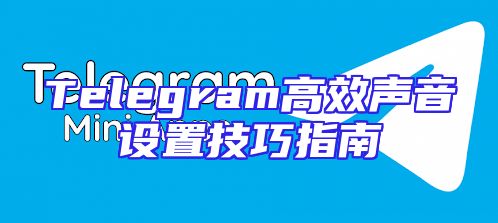 Telegram高效声音设置技巧指南