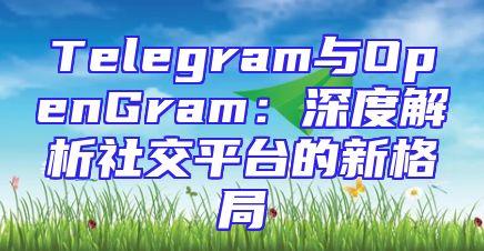 Telegram与OpenGram：深度解析社交平台的新格局