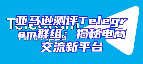 亚马逊测评Telegram群组：揭秘电商交流新平台