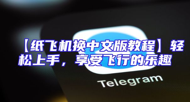 【纸飞机换中文版教程】轻松上手，享受飞行的乐趣