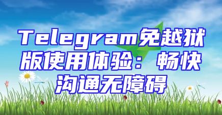 Telegram免越狱版使用体验：畅快沟通无障碍
