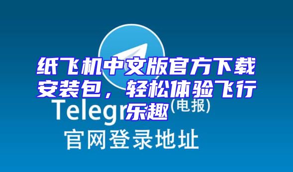 纸飞机中文版官方下载安装包，轻松体验飞行乐趣
