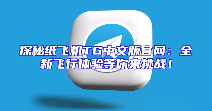 探秘纸飞机TG中文版官网：全新飞行体验等你来挑战！
