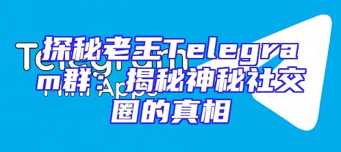 探秘老王Telegram群：揭秘神秘社交圈的真相