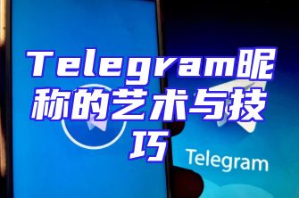 Telegram昵称的艺术与技巧