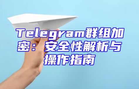Telegram群组加密：安全性解析与操作指南