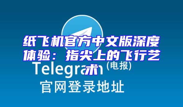 纸飞机官方中文版深度体验：指尖上的飞行艺术