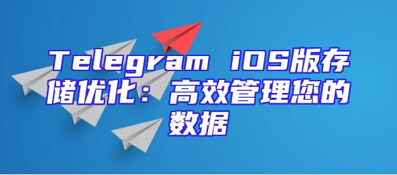 Telegram iOS版存储优化：高效管理您的数据