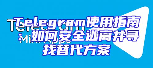 Telegram使用指南：如何安全逃离并寻找替代方案