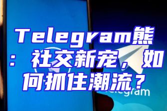 Telegram熊：社交新宠，如何抓住潮流？