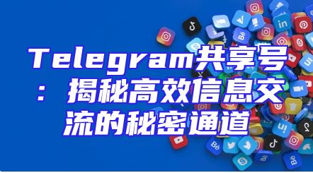 Telegram共享号：揭秘高效信息交流的秘密通道