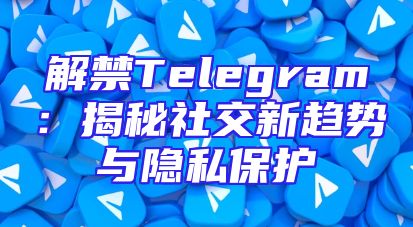 解禁Telegram：揭秘社交新趋势与隐私保护