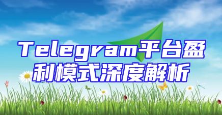 Telegram平台盈利模式深度解析