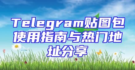 Telegram贴图包使用指南与热门地址分享