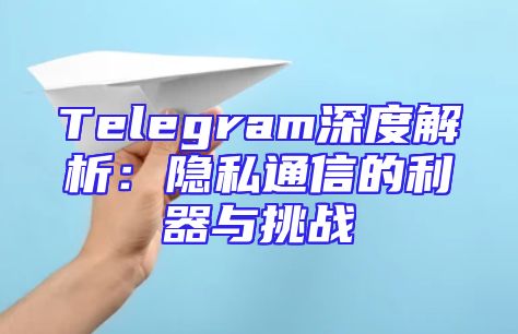 Telegram深度解析：隐私通信的利器与挑战