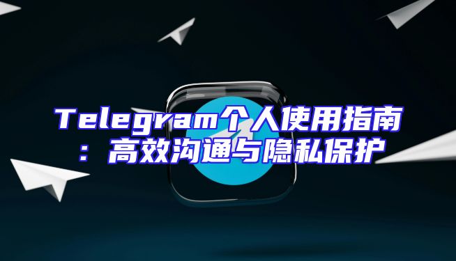 Telegram个人使用指南：高效沟通与隐私保护