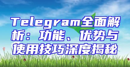 Telegram全面解析：功能、优势与使用技巧深度揭秘