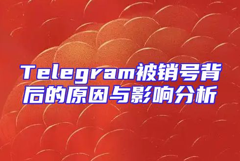 Telegram被销号背后的原因与影响分析
